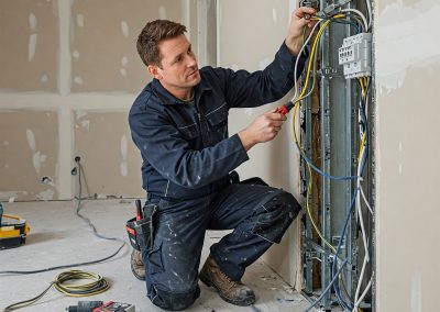 Wiring Installation In Renovation Project